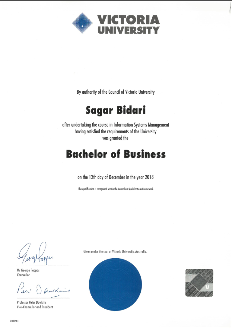 Bachelor of Business
